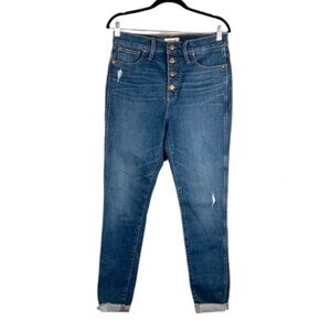 Madewell 9" High Rise Skinny Jean‎ Size 27 Tall